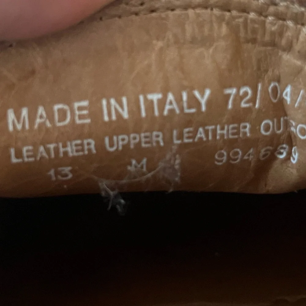 Vintage Bostonian Loafers - Made in Italy - Size 13 - Picture 6 of 7